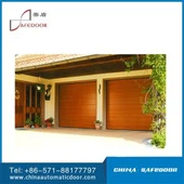 Szekcionált garázskapu csíkminta