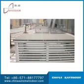 Szellőztetés Louver a tűzvédelem és a füst evakuálása